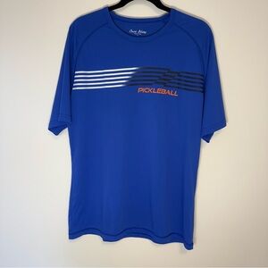 Court Haley Blue Pickleball Men’s Graphic T-Shirt Size L